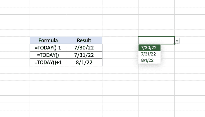 Comment Utiliser La Fonction AUJOURD HUI Dans Excel Pour Mac