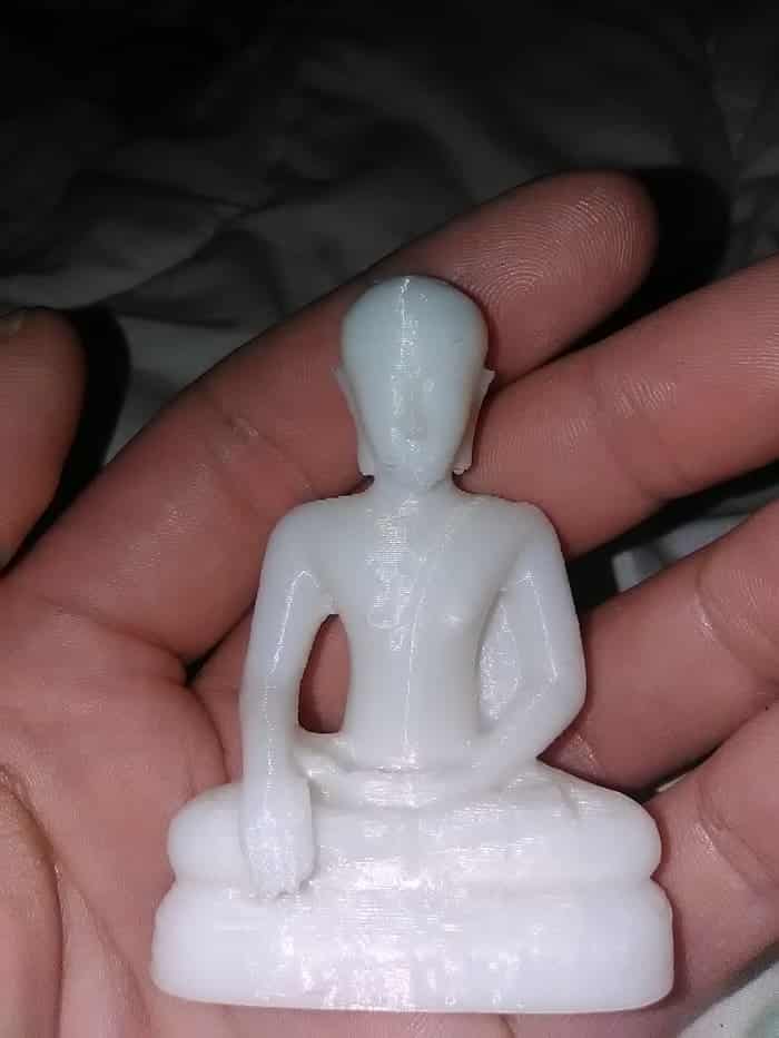 Statue miniature imprimée en 3D de Siddhartha