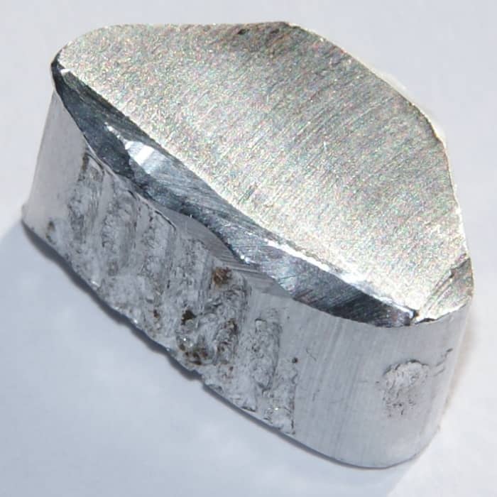 Chunk ou aluminium, 2,6 grammes, 1 x 2 cm.