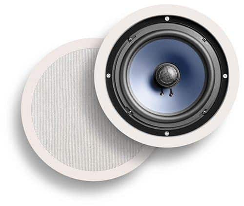 Haut-parleurs de plafond Polk Audio (modèle : AW0080-B).  Idéal pour les petites pièces ou les magasins.