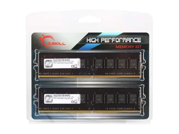 G. Mémoire RAM série Skill NT et disque dur Seagate Barracuda 500 Go