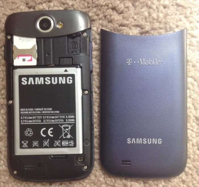 Une batterie Samsung