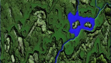 Création d'une rivière réaliste sur des cartes fantastiques dans GIMP 2.8 (2.10.12)
