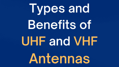 Types courants d'antennes UHF et VHF