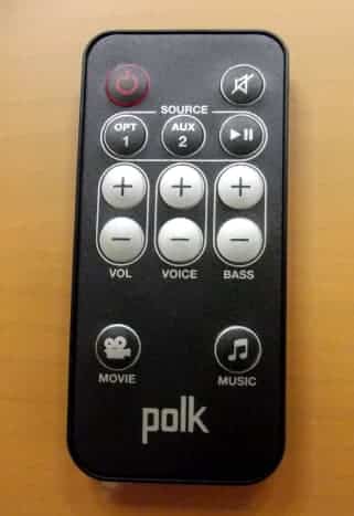 Télécommande pour système Polk Audio SB1 Plus