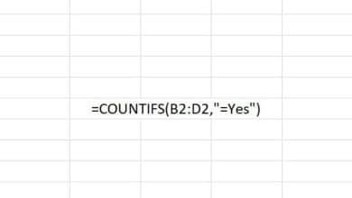 Comment utiliser la fonction COUNTIFS dans Excel