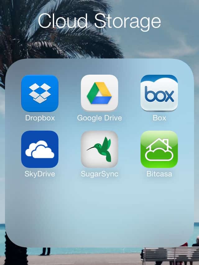 Utilisez les applications de stockage cloud pour iPhone ou iPad pour stocker des fichiers volumineux à distance.