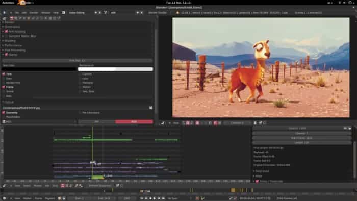 L'éditeur vidéo gratuit de Blender n'est qu'un aspect de ce programme qui peut être utilisé pour créer des jeux vidéo et des animations, parmi de nombreuses fonctionnalités utiles.