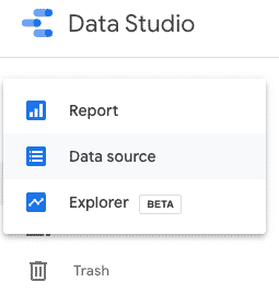 Choisissez Créer une source de données