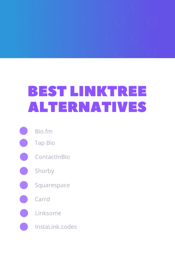 Certaines de mes alternatives Linktree préférées sont répertoriées ici.