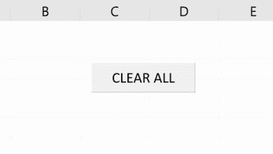 Créez un bouton macro qui effacera tout votre travail dans une feuille de calcul Excel