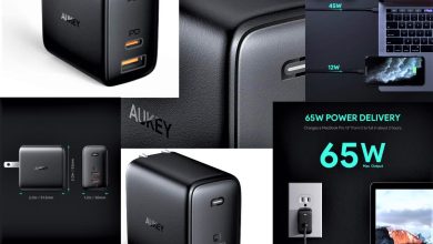 Examen des chargeurs rapides Aukey 65W USB-C: mise sous tension en un temps record