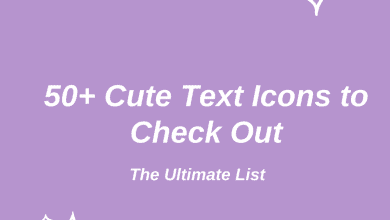 Plus de 50 icônes de texte mignonnes à découvrir : la liste ultime