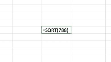 Comment utiliser la fonction SQRT dans Excel