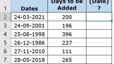 Comment ajouter des jours aux dates dans Excel et obtenir le résultat dans un format de date