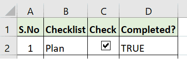 comment ajouter une case à cocher liée à une valeur vraie ou fausse dans Excel