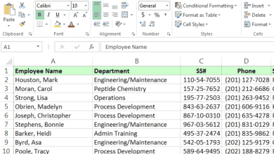 Comment insérer un tableau Excel dans Microsoft Word