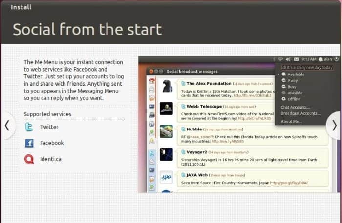 Pendant que vous installez Ubuntu, vous obtenez un aperçu des différentes choses que vous pouvez faire avec votre nouveau système d'exploitation.