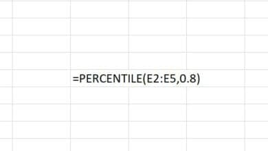Comment utiliser la fonction CENTILE dans Excel