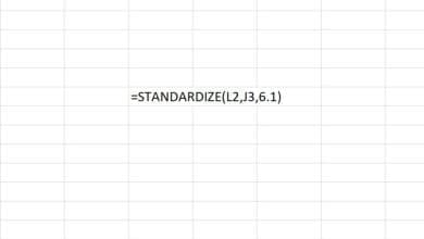 Comment utiliser la fonction STANDARDIZE dans Excel