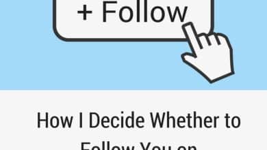 Comment je décide de vous suivre sur Instagram ou Twitter