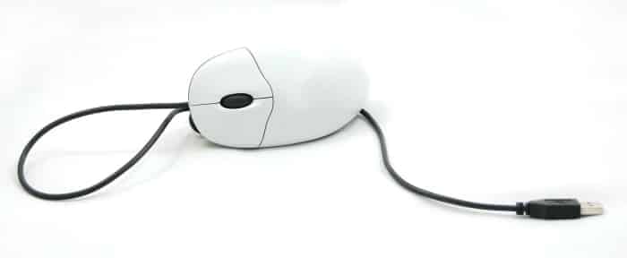 Une souris d'ordinateur