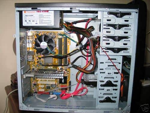 L'intérieur d'un ordinateur