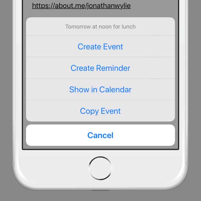 La création d'événements de calendrier dans Mail peut être effectuée en quelques clics