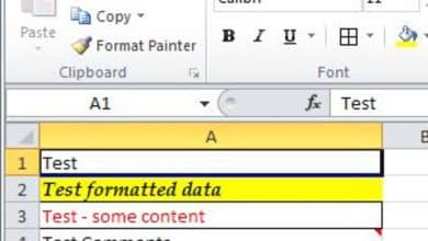 Tutoriel MS Excel : Effacement des options