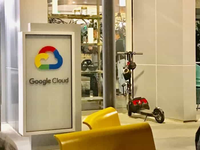 Un bâtiment Google Cloud