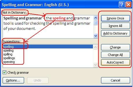Comment utiliser l'outil Orthographe et grammaire