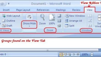 Utilisation de l'onglet Affichage de Microsoft Office Word 2007