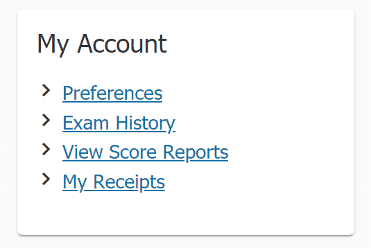 Cliquez sur Afficher les rapports de score sous Mon compte pour trouver votre rapport de score d'examen Azure