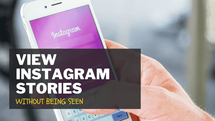 Voir les histoires Instagram en tant qu'utilisateur anonyme