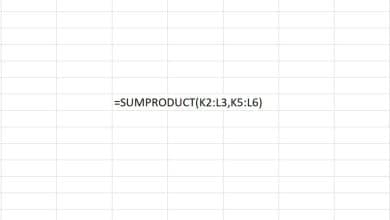 Comment utiliser la fonction SOMMEPROD dans Excel