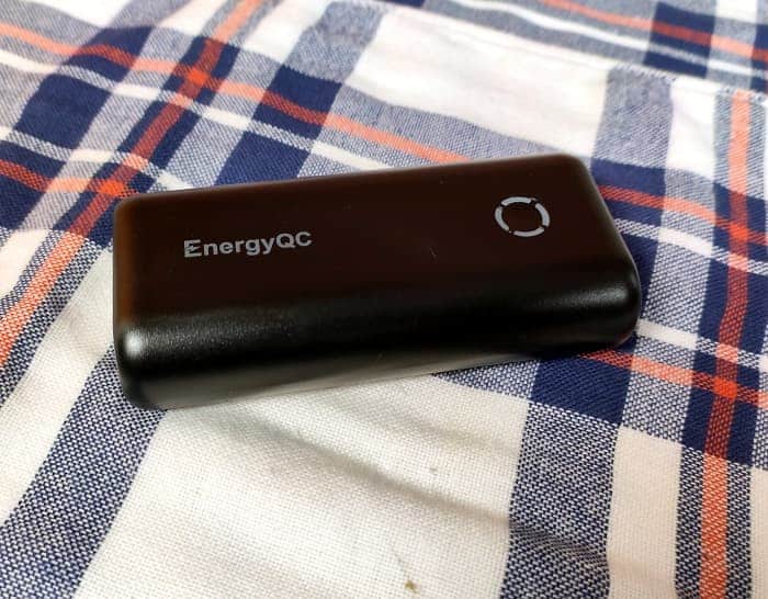 Chargeur de téléphone portable EnergyQC 10000 mAh 