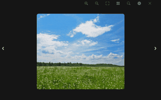 Lightbox.js est également un carrousel d'images avec une fonctionnalité de zoom !