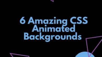 6 superbes arrière-plans animés CSS à découvrir : la liste ultime