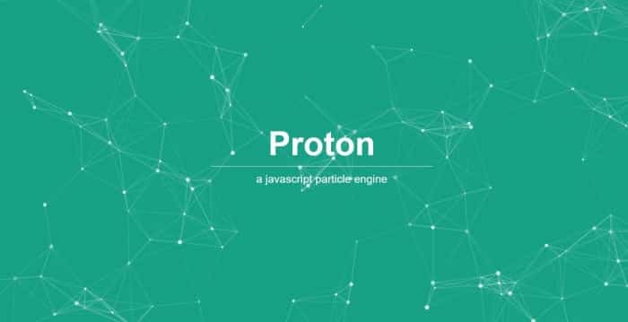 Proton est une excellente bibliothèque pour créer des effets de particules !