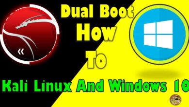 Double démarrage Windows 10 et Kali Linux