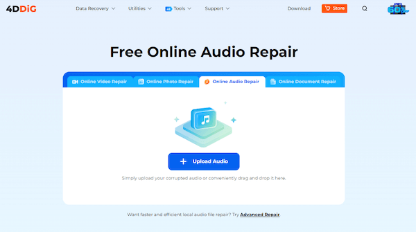 Réparation audio en ligne gratuite